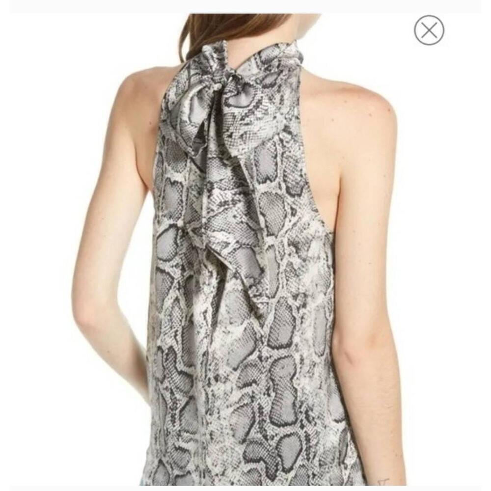 Bishop + Young Leopard Print Halter Sleeveless Bo… - image 7